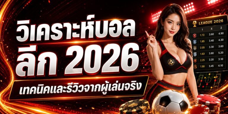วิเคราะห์บอล ลีก เทคนิคและรีวิวจากผู้เล่นจริง